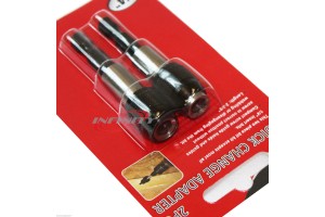 2PC QUICK CHANGE SNAP HEX DRIVER ADAPTER MAGNETIC SCREWDRIVER EXTENSION BIT